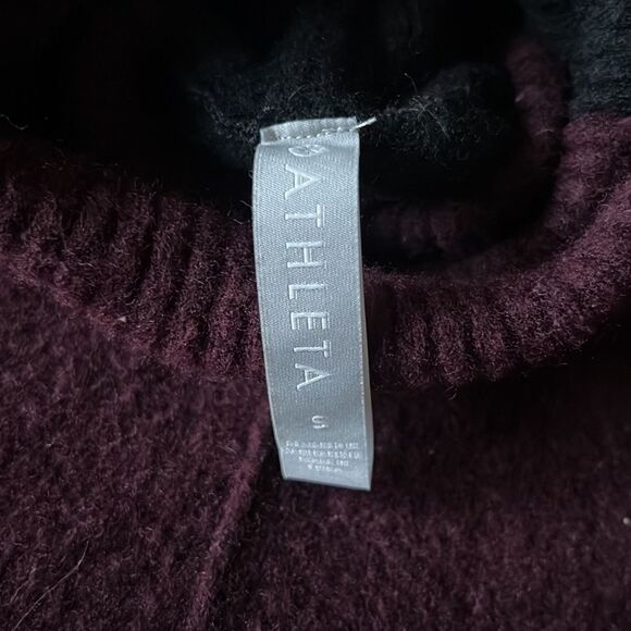 Athleta bicolor turtleneck sweater S - Picture 5 of 7